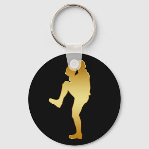 GOLDBaseball-Spieler Schlüsselanhänger