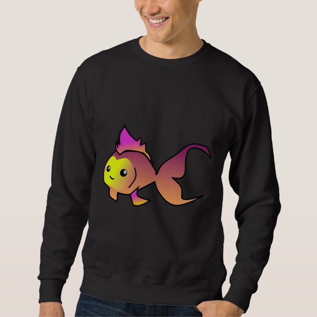 Goldbeige Fische Fulfills wünschen Fisch aus meine Sweatshirt (Vorderseite)