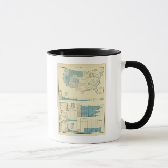 Goldbergbau Tasse (Rechts)