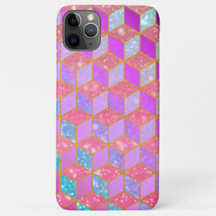Goldbeschichteter, diamantförmiger Hexagon in Past Case-Mate iPhone Hülle