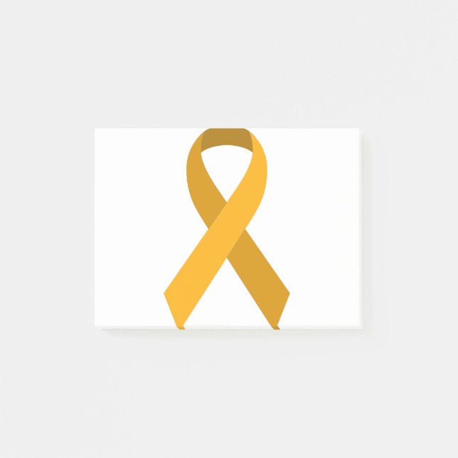 Goldbewusstseins-Stützband Post-it Klebezettel (Vorderseite)