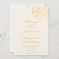 Goldbismillah muslime Hochzeitseinladungen