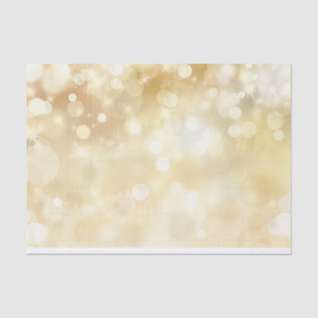 Goldblasen-Seidenpapier-Blätter Seidenpapier (Vorderseite)