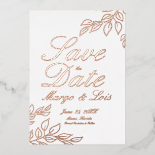 Goldblatt-Save-the-Date-Pressed-Folie-Einladung Folieneinladung