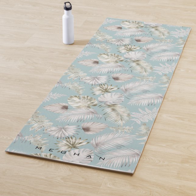 Goldblättriger Tropen Monogram Yoga Mat Yogamatte (Beispiel)