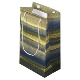 Goldblaue Linien - Maßgeschneiderter Geschenkbeute Kleine Geschenktüte