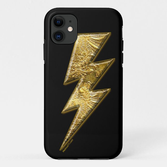 Goldblitz-Bolzen iPhone 5 Hüllen (Rückseite)