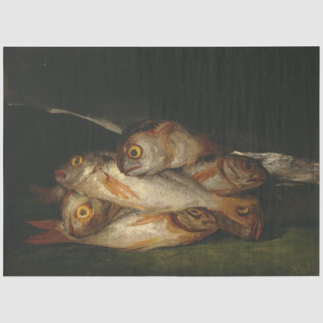 Goldbrasse (Still Life) (Francisco de Goya) Seidenpapier (Vorderseite)