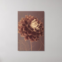 Goldbraune Dahlie Botanische Blume