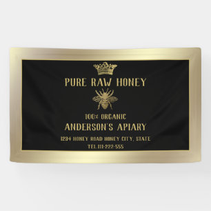 Goldbraune Honigbiene Banner