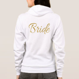 Goldbraut-Typografie Hoodie