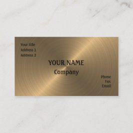 Goldbrushed Visitenkarte