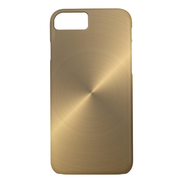 Goldbrushülle Case-Mate iPhone Hülle (Rückseite)