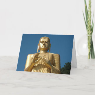 Goldbuddha-Bild Karte