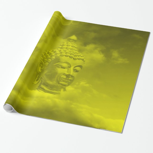 Goldbuddha Geschenkpapier (Ungerollt)