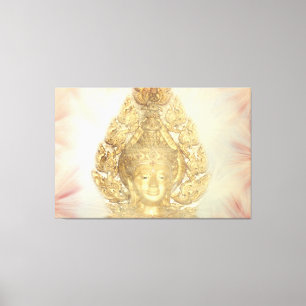 Goldbuddha Leinwanddruck