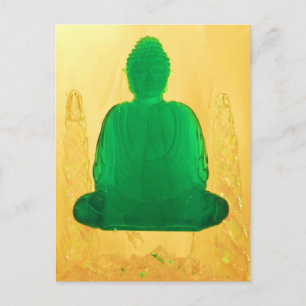 Goldbuddha Postkarte