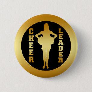 GOLDcheerleader Button