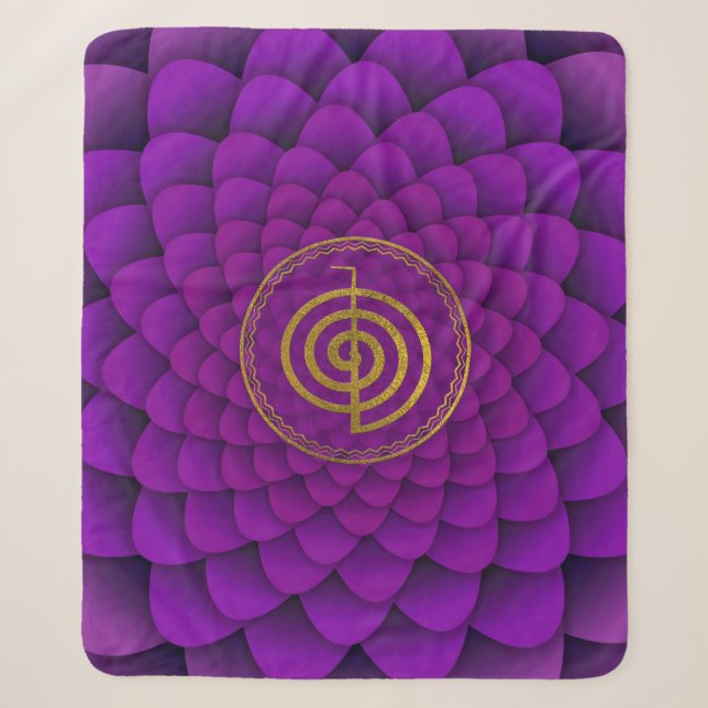 GoldChoku Rei Symbol auf Lotos Sherpadecke (Vorderseite)