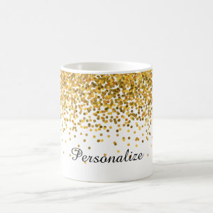 GoldConfetti Kaffeetasse