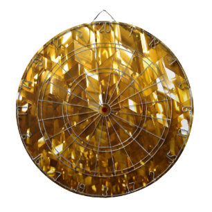 Golddecke Abstrakte Kunst Dartscheibe