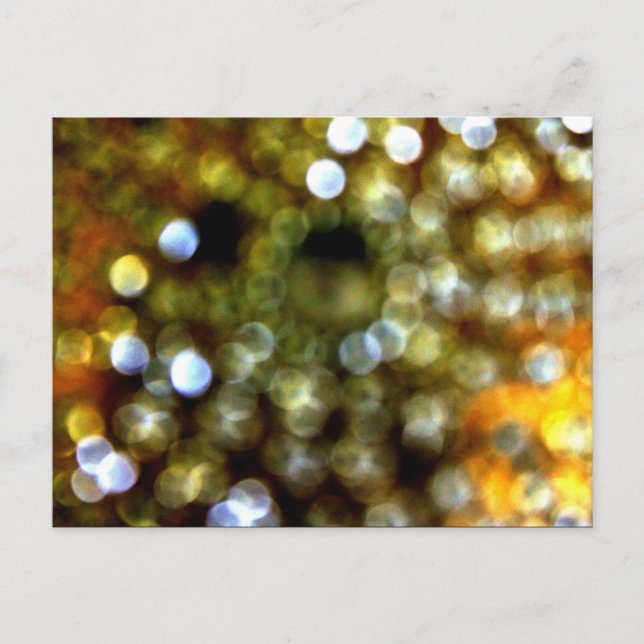 Golddesign Einladungspostkarte (Vorderseite)