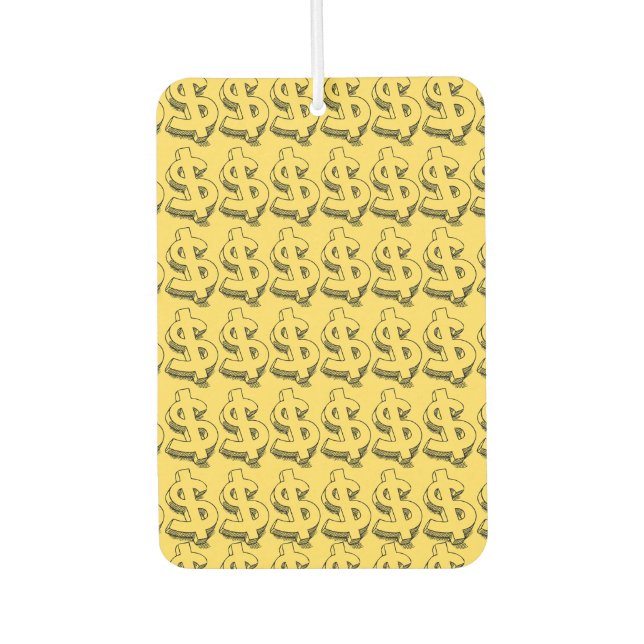 Golddolar Autolufterfrischer (Vorderseite)