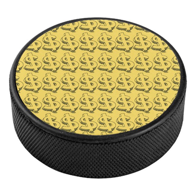 Golddolar Eishockey Puck (3/4)