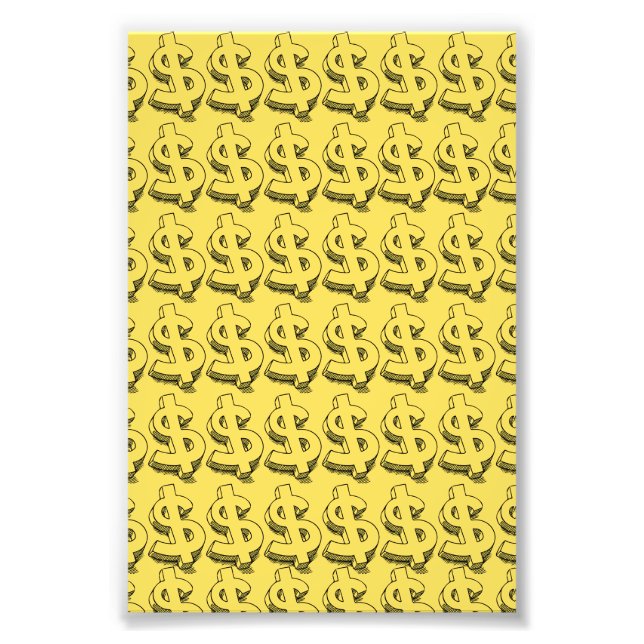 Golddolar Fotodruck (Vorne)