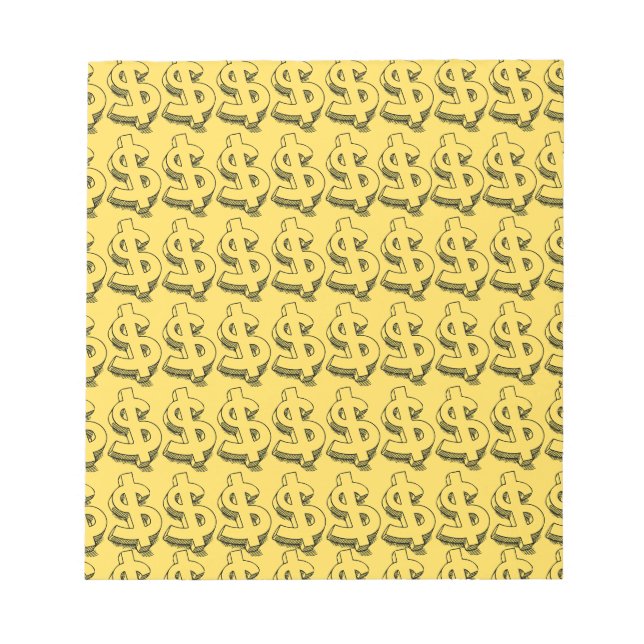 Golddolar Notizblock (Vorderseite)