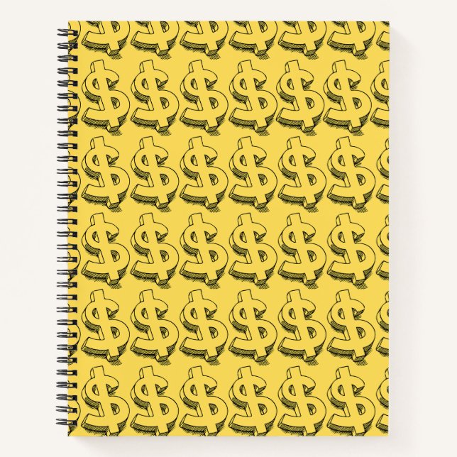 Golddolar Notizbuch (Vorderseite)