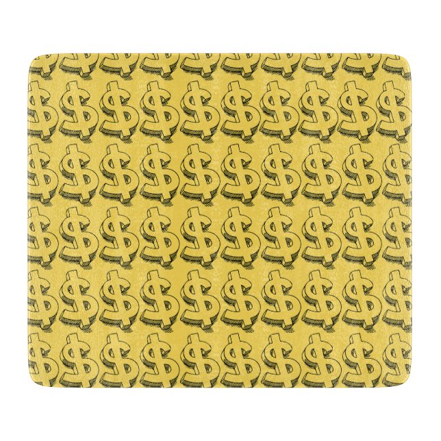 Golddolar Schneidebrett (Vorderseite)