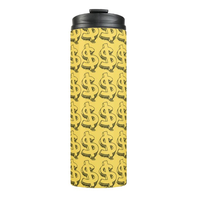 Golddolar Thermosbecher (Vorderseite)