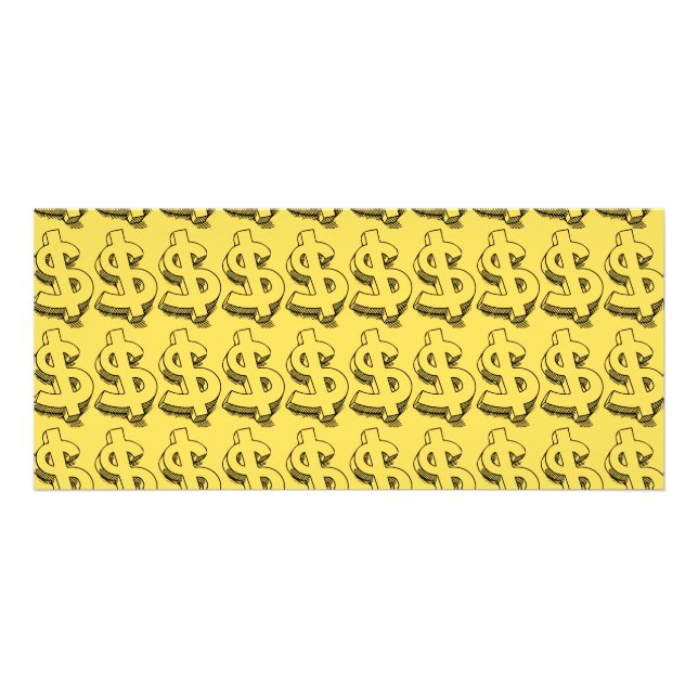 Golddolar Werbekarte (Vorne)