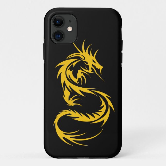 Golddrache Case-Mate iPhone Hülle (Rückseite)