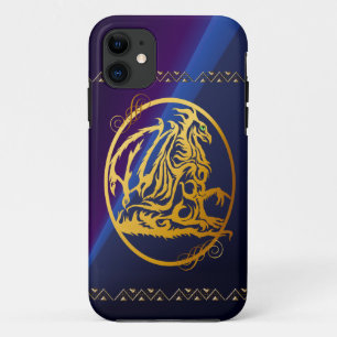 Golddrache eingekreistes iPhone 5 Hüllen