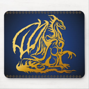 Golddrache Mousepad