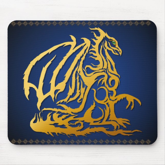 Golddrache Mousepad (Vorne)