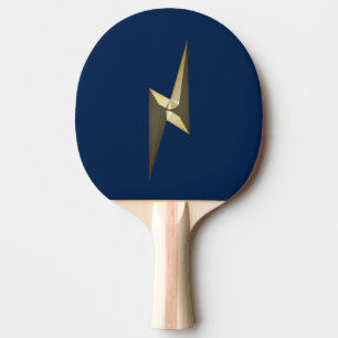 Golddünner Blitzblau Tischtennis Schläger