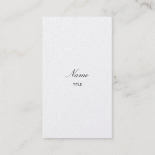 GoldElegante Vertikale Visitenkarte