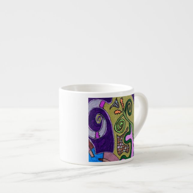 Goldelephant Espressotasse (Vorderseite Rechts)
