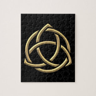 Golden "3-D" Holy Trinity Symbol 2