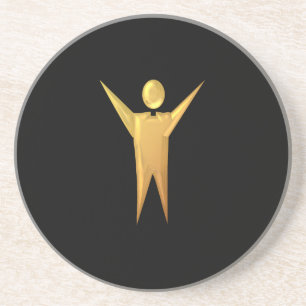 Golden "3-D" Priest/Minister Untersetzer