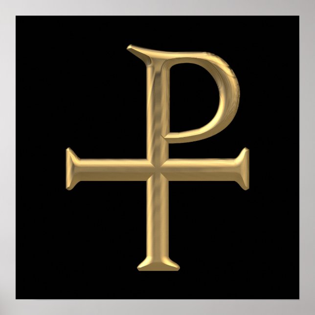 Golden "3-D" Tau-Rho Poster (Vorne)