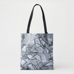 Golden 3D Metal: Geometrischer Hintergrund Tasche