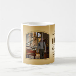 Golden 60. Geburtstagswelt - bester Custom Foto Fr Kaffeetasse