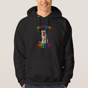 Golden Abschluss Class of 22 Kindergarten nail Hoodie