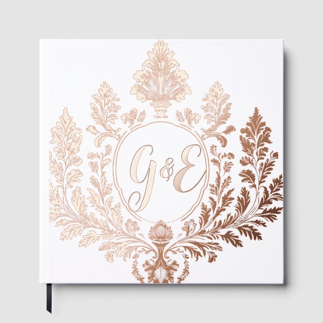 Golden Acanthus Elegance Gästebuch (Vorderseite)