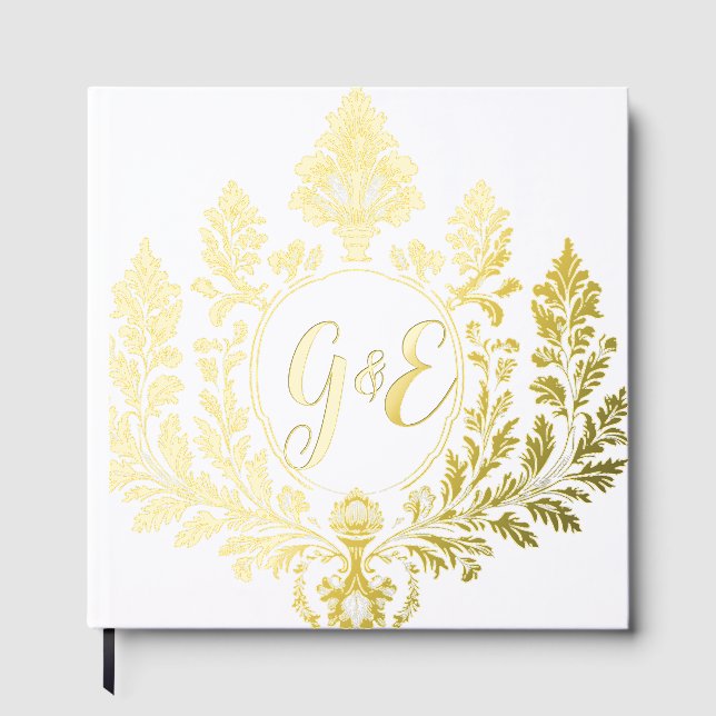 Golden Acanthus Elegance Gästebuch (Vorderseite)