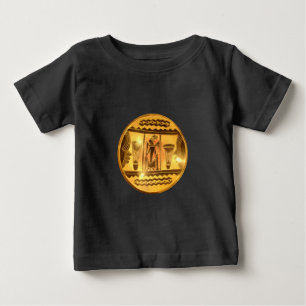 Golden African Ethnic Art Print Design Baby T-shirt